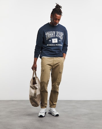 Tommy Jeans Archive Crew Neck Sweatshirt Navy