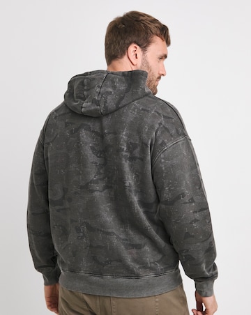 Acid Wash Camo Hoodie