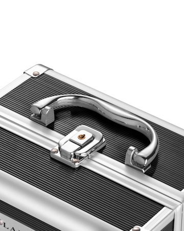LaRoc Small Aluminium Makeup Case - Black