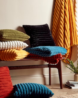 Catherine Lansfield  Cosy Ribbed Throw