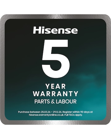 Hisense KitchenFit 5i Series WF5I9043BWFS 9kg Washing Machine - White