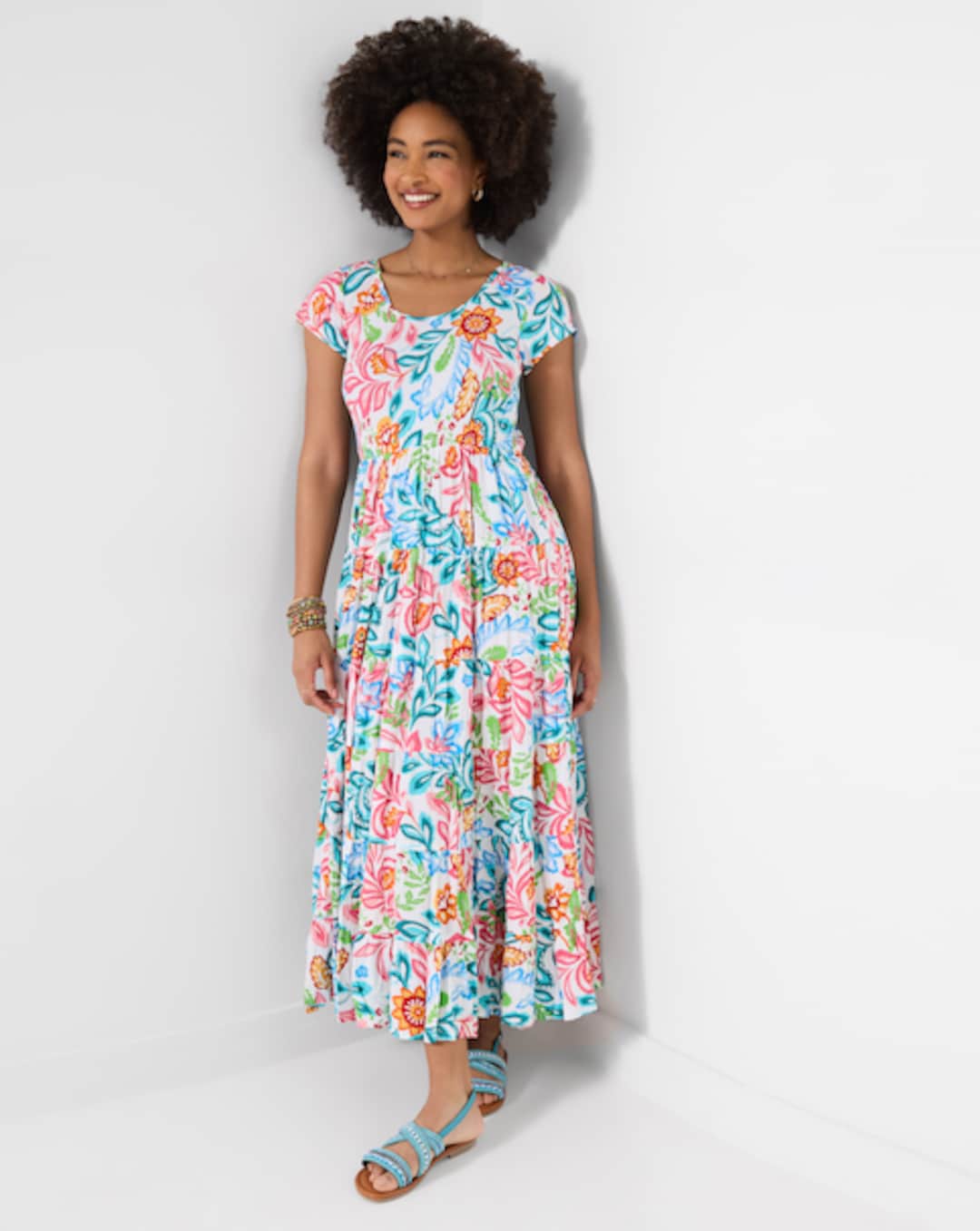 joe browns santorini dress Joe Browns Santorini Floral Jersey Dress
