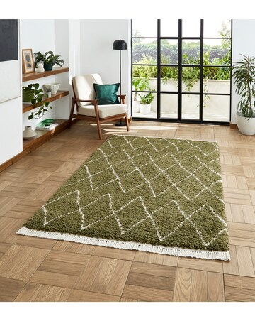 Think Rugs Boho Fringe Rug