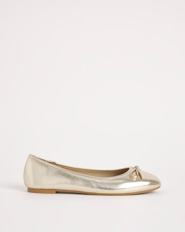 Selena Classic Flat Ballerina Shoes Wide E Fit