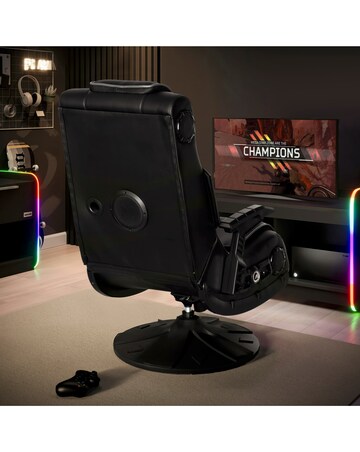X Rocker X-Pro 4.1 Audio Console Pedestal Gaming Chair - Black