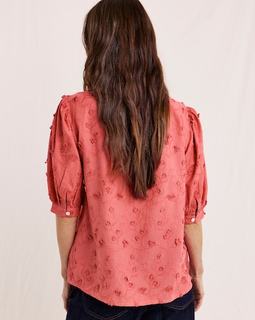 Julipa Textured Floral Blouse