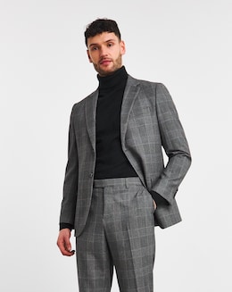 Regular Fit Prince of Wales Jacket