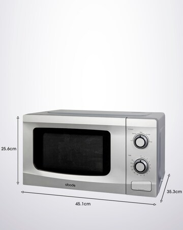 Abode AMM2001S 20L Silver Manual Microwave