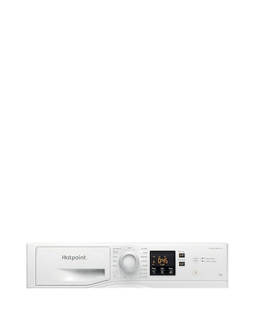 Hotpoint Anti-Stain NSWM 846 W UK 8kg 1400rpm Washing Machine White + Install