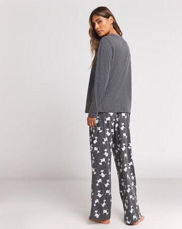 Pretty Secrets Christmas Scotty Dog Value Pyjama Set