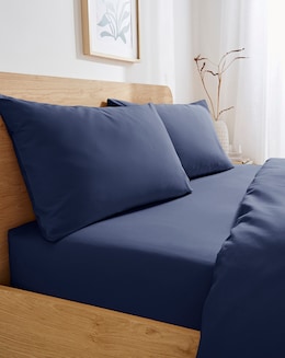 Non Iron Plain Dye 30cm Fitted Sheet