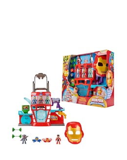 Marvel Iron Man and His Awesome Friends Playset Iron Quarters