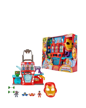 Marvel Iron Man and His Awesome Friends Playset Iron Quarters