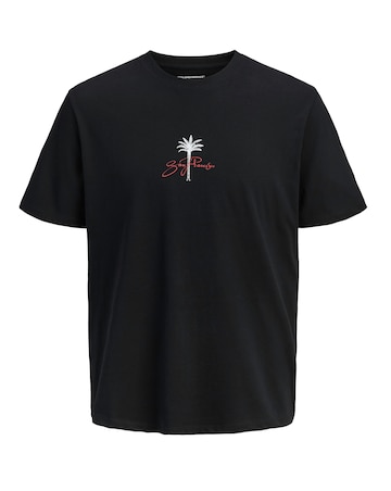 Jack & Jones Bradley Back Graphic T-Shirt - Black