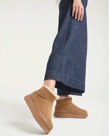 FitFlop Gen FF Ultra Mini Suede Shearling Warm Boots Standard Fit
