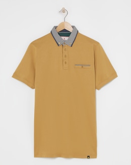 Joe Browns Printed Collar Polo Shirt Long Length