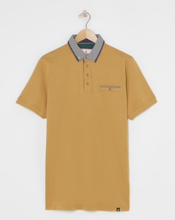 Joe Browns Printed Collar Polo Shirt Long Length