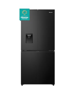 Hisense RQ5P470SMFE 80cm American 4 Door Fridge Freezer - Black Stainless Steel