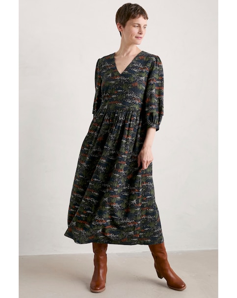 Seasalt Cornwall Sea Line Midi Dress