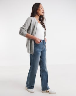 24/7 Mid Wash Wide Leg Jeans