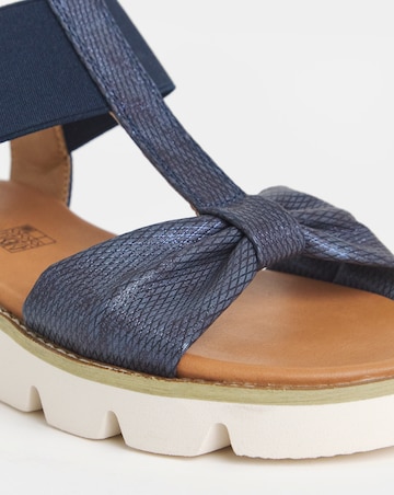 Heavenly Feet Accord Knot Platfom Sandals - Extra Wide Fit (EEE)