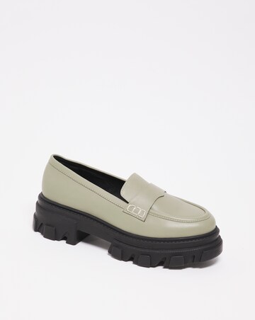 Messina Lug Sole Chunky Loafer Shoes - Extra Wide Fit (EEE)