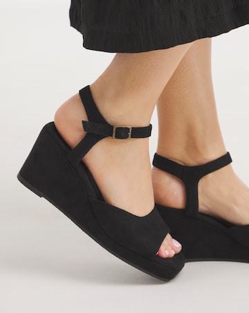 Lexi Barely There Wedge Sandals - Extra Wide Fit (EEE)