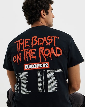 Iron Maiden Front/Back Graphic Band T-Shirt - Black