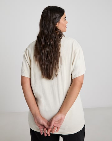 Simply Be Ecru Betty Boop License T-Shirt