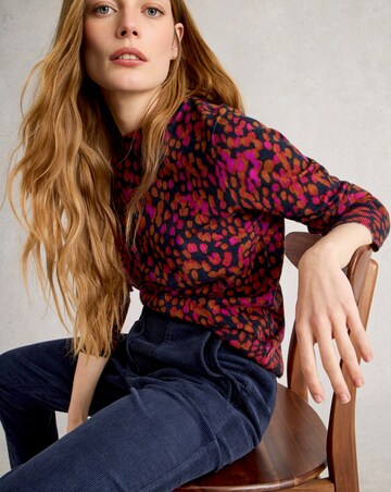 White Stuff Katie Animal Print Jumper