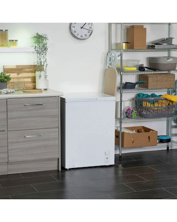 Abode A142CF0E1W Chest Freezer 142L White + Install