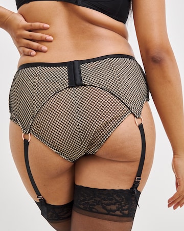 Figleaves Curve Irresistible Faux Leather Suspender