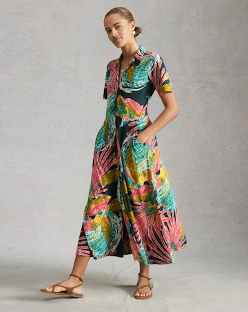 White Stuff Rua Jersey Shirt Dress