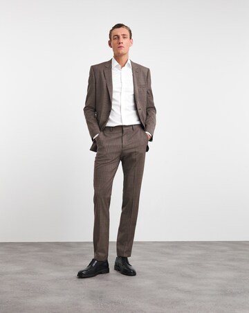 BOSS Long Sleeve Slim Fit White Shirt