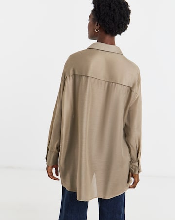Voile Utility Detail Shirt