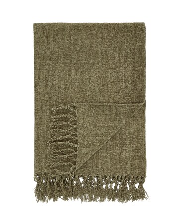 Catherine Lansfield Plain Chenille Throw