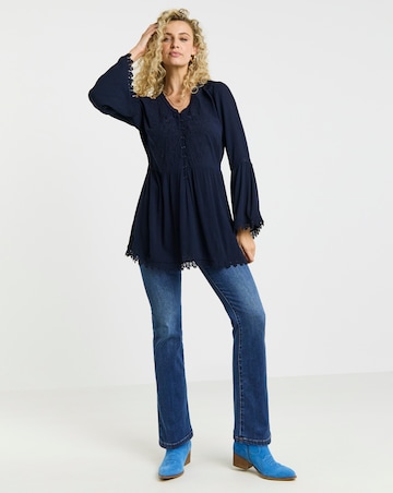 Joe Browns Ever So Pretty Embroidered Tunic Top