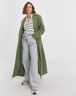 Khaki Reversible Hybrid Coat