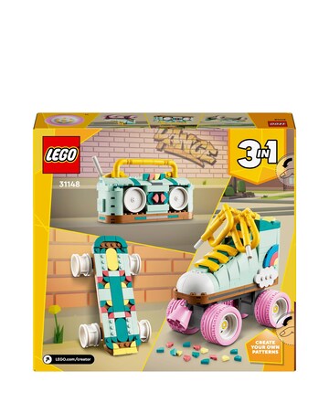 LEGO Creator 3in1 Retro Roller Skate & Toy Skateboard 31148