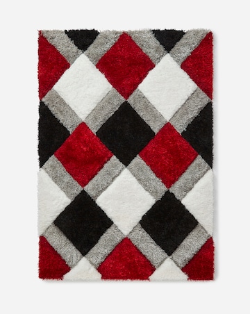 Geo Shaggy Cosy Rug