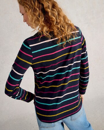 White Stuff Clara Stripe Long Sleeve Tee