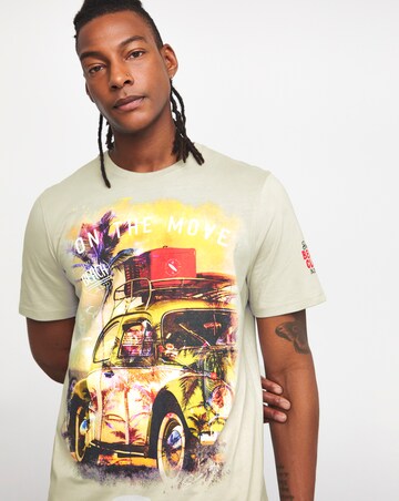Joe Browns Beach Scene T-Shirt Long Length