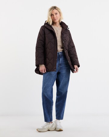 Chocolate Short Quilted Jacket