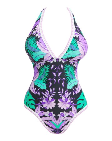 Figleaves Frida Halter Swimsuit Regular Length