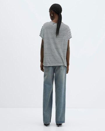 Mango 100% Linen T-shirt