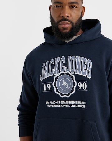 Jack & Jones Mako Sweat Hood - Sky