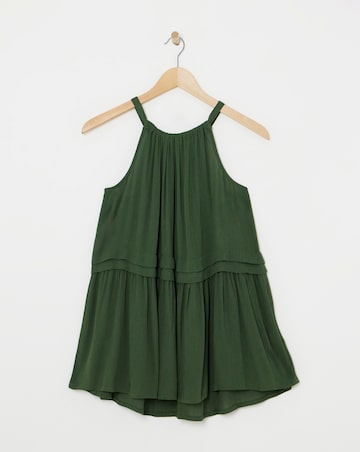Crinkle Halter Top