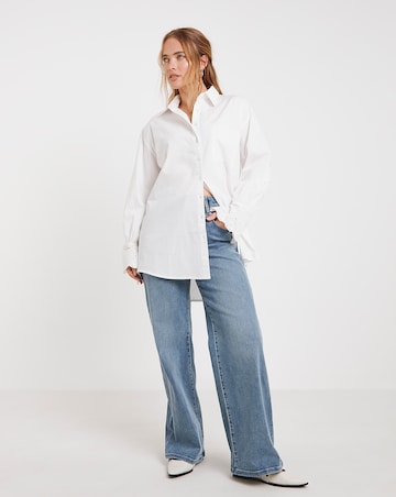 Simply Be Broderie Pocket Shirt