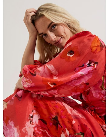 Phasse Eight Fedrica Floral Long Sleeve Midi Dress