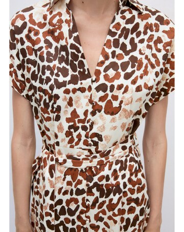 Mango Animal Print Dress